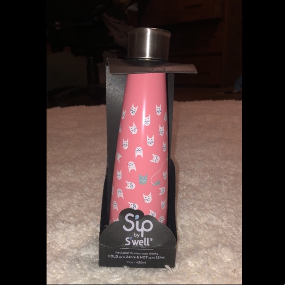 Pink Cat Swell Bottle